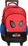 Ghiozdan troler baieti, Marvel Spiderman Protector, 2 compartimente, multicolor